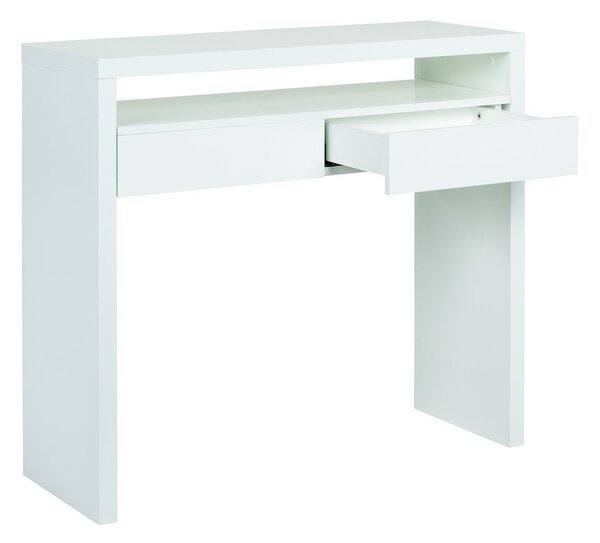 Pracovný stôl s výsuvnou doskou Console Mel