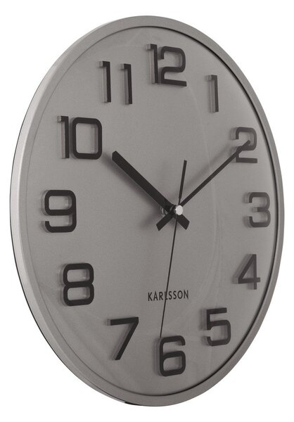 Nástenné hodiny ø 30,5 cm 3D Numbers – Karlsson