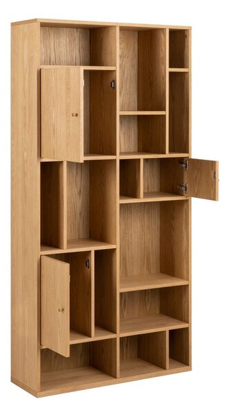 Knižnica v dekore duba v prírodnej farbe 90x180 cm Rangoon – Actona