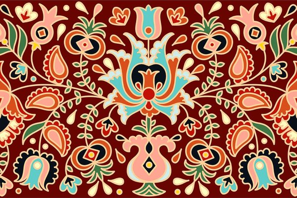 Tapeta ľudový ornament