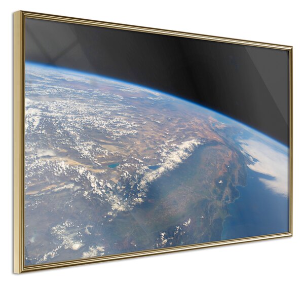 Artgeist Plagát - Earth Power [Poster] Veľkosť: 90x60, Verzia: Čierny rám s passe-partout