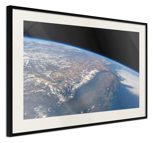 Artgeist Plagát - Earth Power [Poster] Veľkosť: 90x60, Verzia: Čierny rám s passe-partout