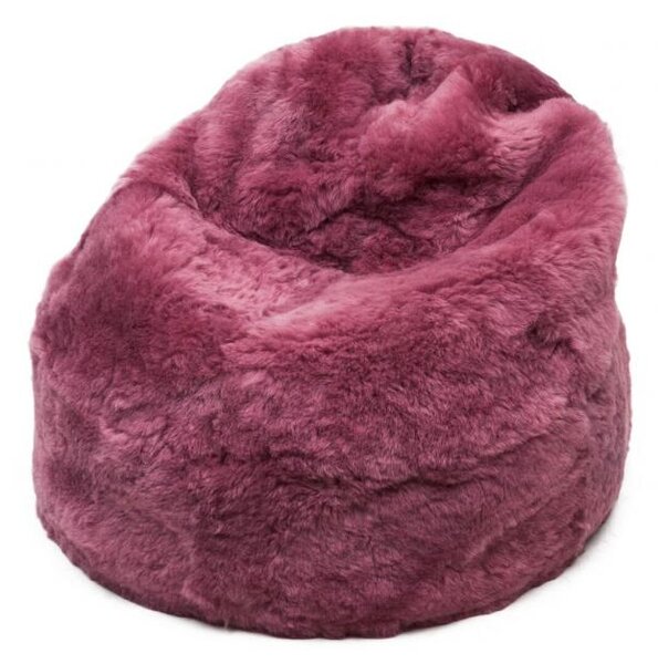Sedací vak - bean bag - fuchsie, strihaný