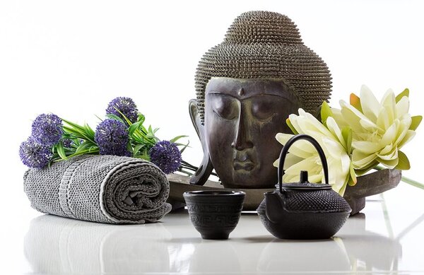 Tapeta wellness zátišie s Budhom