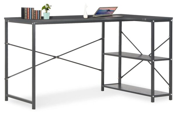 Počítačový stôl čierny 120x72x70 cm