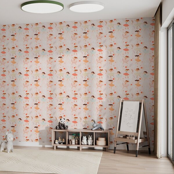 Tapety Záhrada malých baletiek, Tapety detské, Tapety pre dievčatá, a00078 : Uwalls.sk