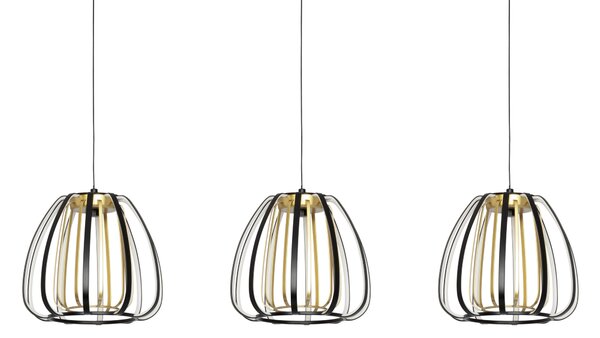 ZÁVESNÉ LED SVIETIDLO, 95/23/150 cm Novel - Interiérové svietidlá