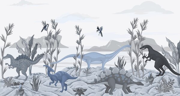 Tapety Hra a pauza, Detské fototapety, Fototapety dinosaury, w03562v2 : Uwalls.sk