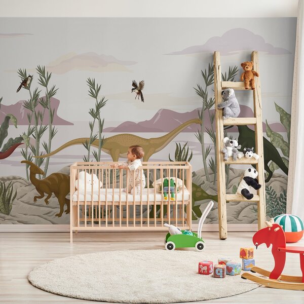 Tapety Hra a iskra, Detské fototapety, Fototapety dinosaury, w03562 : Uwalls.sk