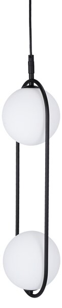 Čierny závesný luster Cordel pre žiarovku 2x G9 – LED lustre a svietidlá > Kolekcie svietidiel > Kolekcia svietidiel CORDEL