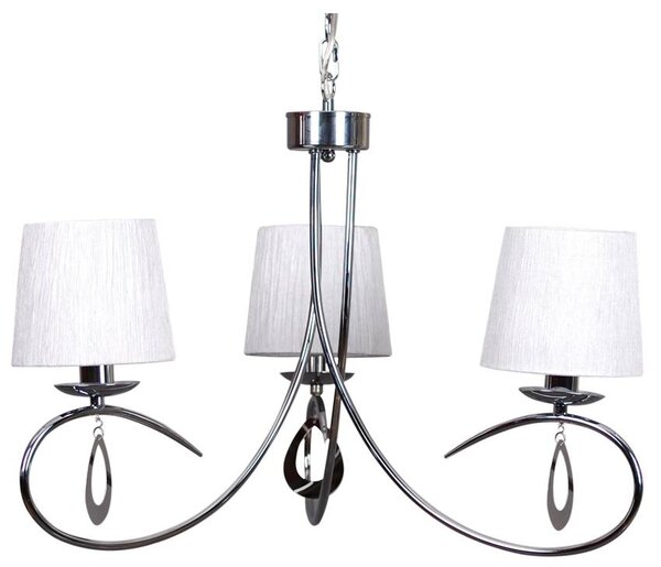 Biely závesný luster Arnika pre žiarovku 3x E14 – LED lustre a svietidlá > Kolekcie svietidiel > Kolekcia svietidiel ARNIKA