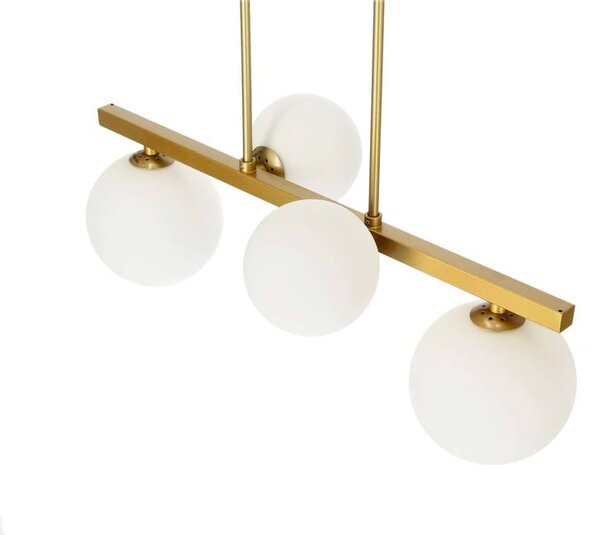 Mosadzný závesný luster Kama pre žiarovku 4x G9 – LED lustre a svietidlá > Kolekcie svietidiel > Kolekcia svietidiel KAMA