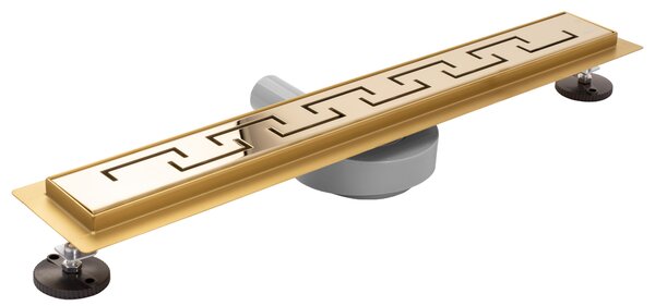 Rea Pro, lineárny odtokový žľab 70cm GREEK, zlatá lesklá, REA-G8028