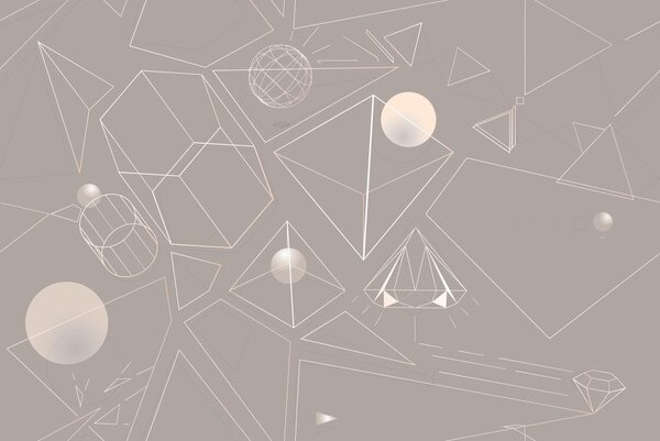 Tapeta abstraktná geometria