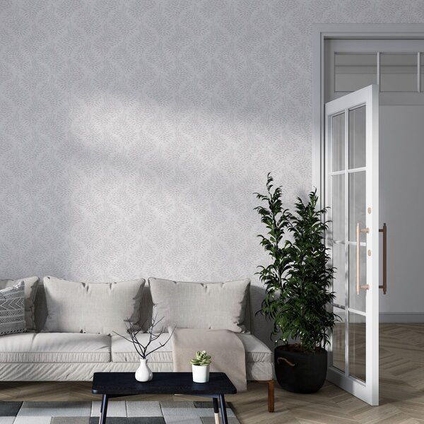 Tapety Jemné sivé vlny listov, Tapety príroda, Tapety listy, a00144 : Uwalls.sk