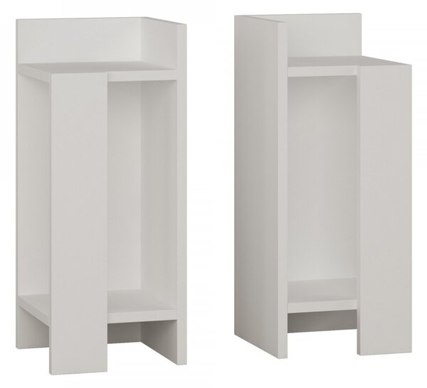 Hanah Home Súprava 2 nočných stolíkov Elos biela
