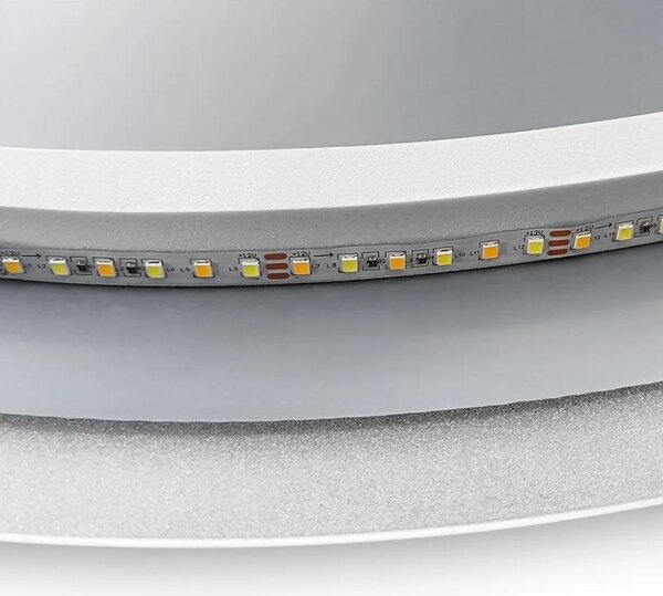 Rea Rea, nástenné LED zrkadlo, okrúhle, 70cm, HOM-02823