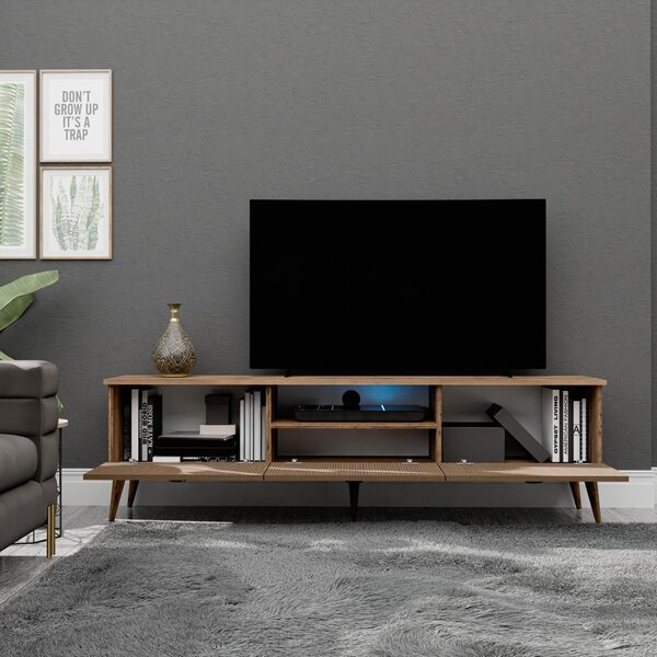 FORD TV stolík na nožičkách, orech