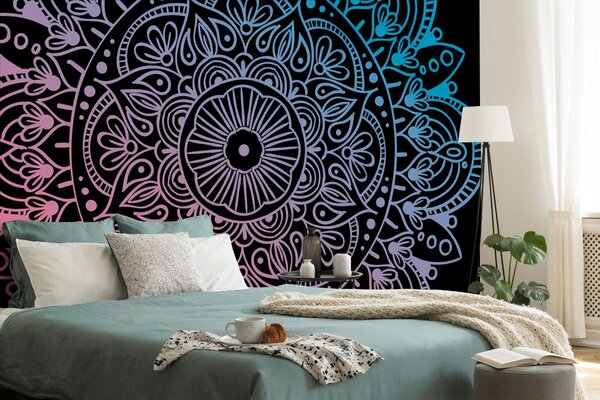 Tapeta Mandala na tmavom pozadí