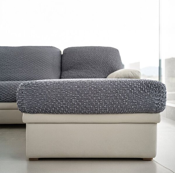 Bielastické poťahy MODULO tmavosivé sedák S (40-59 cm x 50-80 cm)