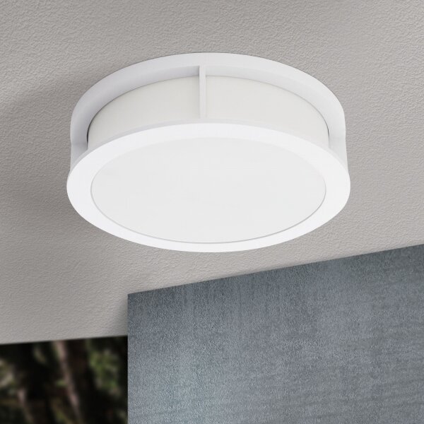 Orion - Vonkajšie svietidlo HENRY 2xE27/15W/230V pr. 30 cm IP44 biela