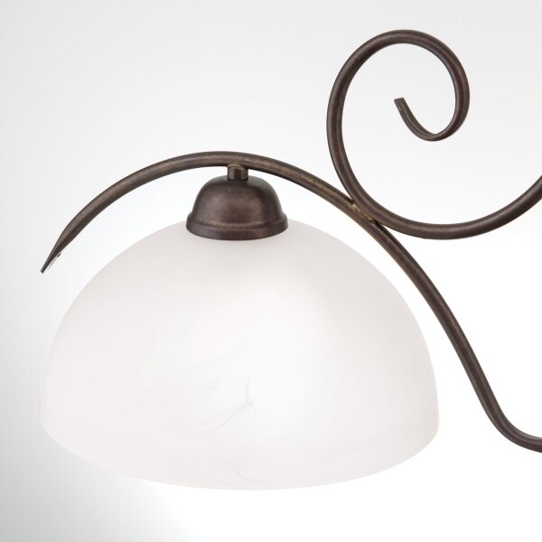 Orion - Závesný luster na reťazi RULA 2xE27/40W/230V biela/bronz