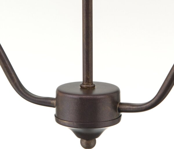 Orion - Závesný luster na reťazi RULA 2xE27/40W/230V biela/bronz
