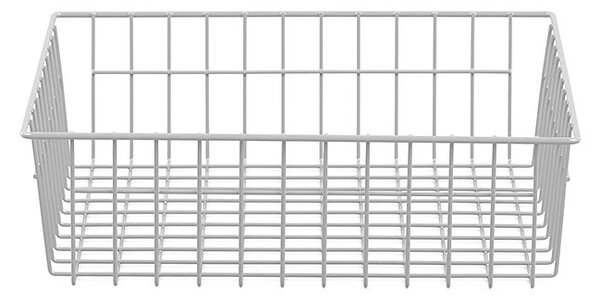 Drôtený kôš KS28 pre policu s hĺbkou 400 mm, 350(v)x400(š)x120(h) mm