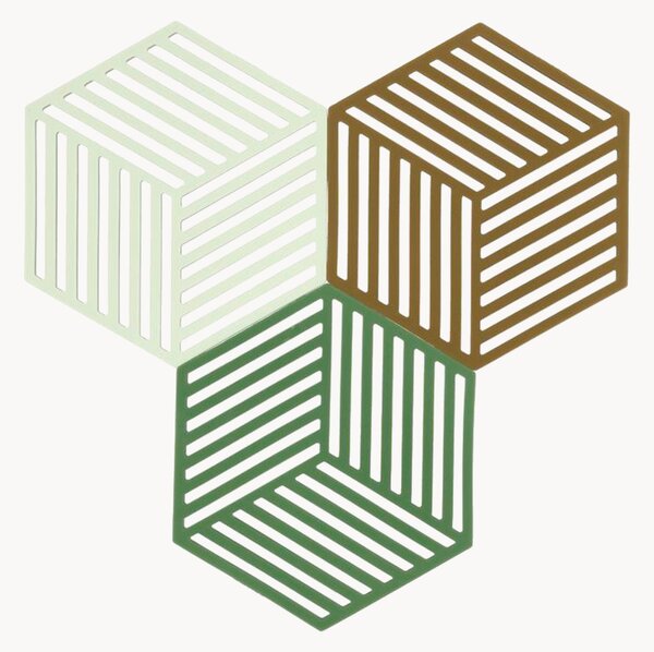 Silikónové podložky Hexagon, 3 ks