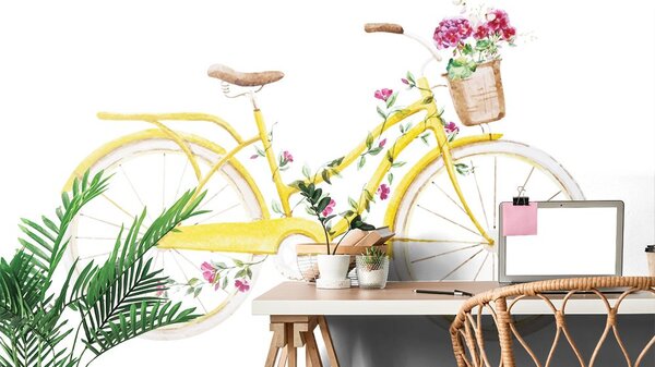Tapeta ilustrácia retro bicykla
