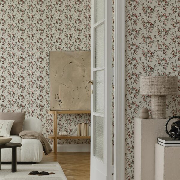 Tapety Vetvičky karmínových bobúľ, Tapety rustikálne, a00206 : Uwalls.sk