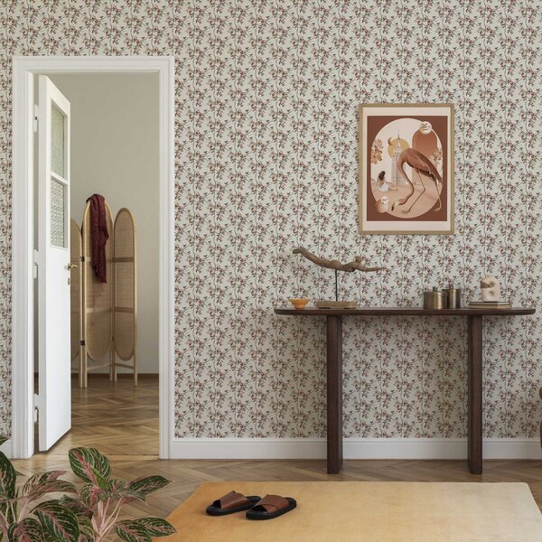 Tapety Vetvičky karmínových bobúľ, Tapety rustikálne, a00206 : Uwalls.sk