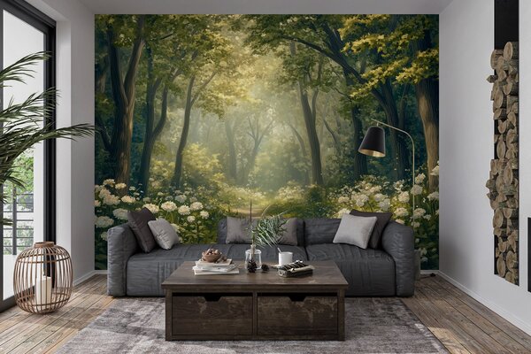 Tapety Chodník medzi kvetmi, Fototapety s prírodnými motívmi, w04119 : Uwalls.sk