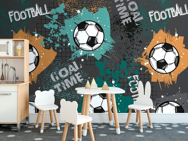 Tapeta futbalová lopta v modernom prevedení