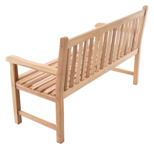 Záhradná lavica masív DIVERO 3-miestna 150 cm