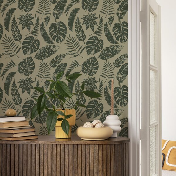 Tapety Odtlačky palmových listov, Tapety kvety, a00274 : Uwalls.sk
