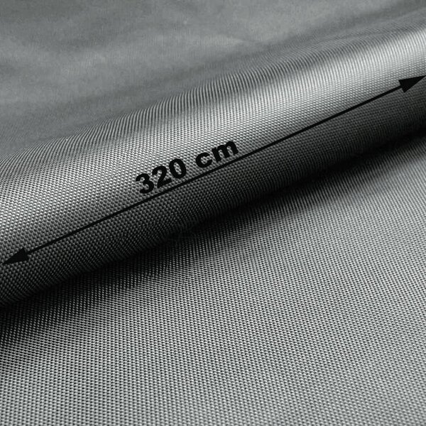Nepremokavá látka Oxford Teflon, šírka 320 cm, Šedá