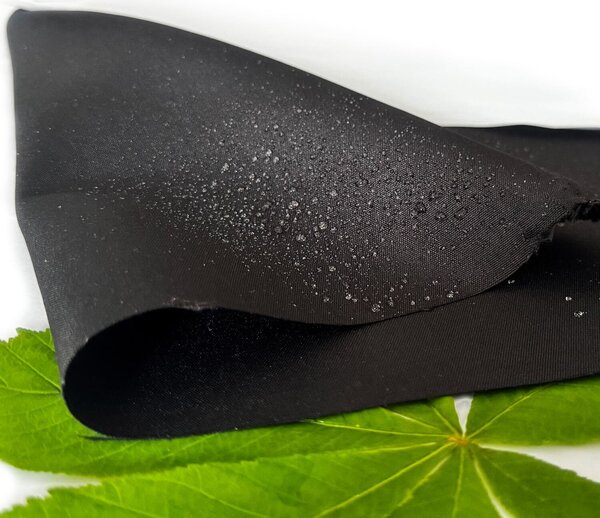 Nepremokavá látka Oxford Teflon, šírka 320 cm, Čierna