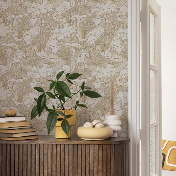 Tapety Línie zvlnených lupeňov, Tapety kvety, a00275 : Uwalls.sk