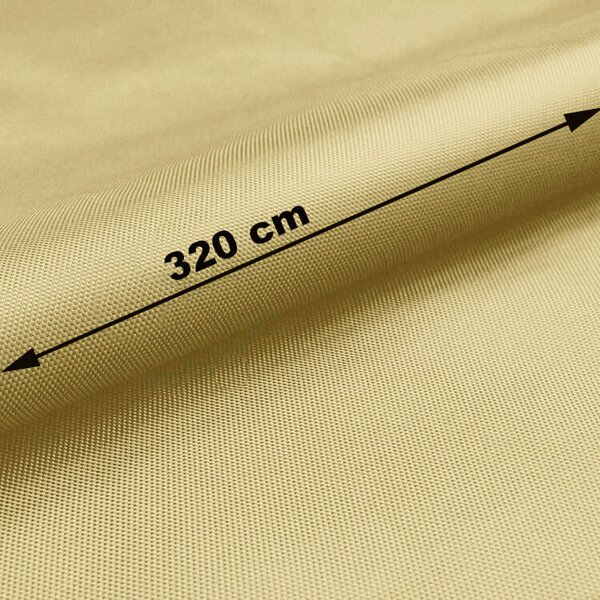 Nepremokavá látka Oxford Teflon, šírka 320 cm, Béžová