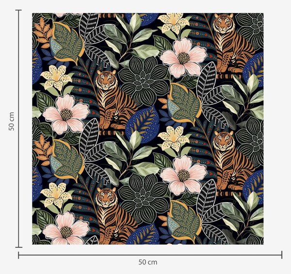 Tapety Tigre medzi kvetmi, Tapety kvety, a00426 : Uwalls.sk