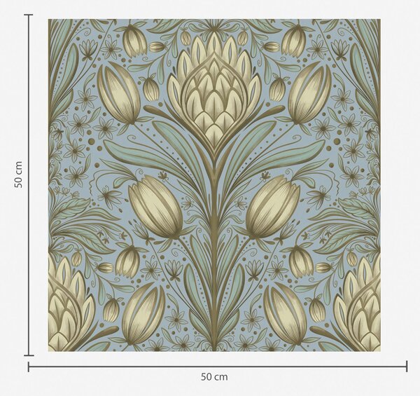 Tapety Ornament artičoky a tulipánu, Tapety kvety, a00435 : Uwalls.sk