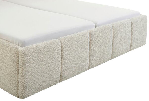 ČALÚNENÁ POSTEĽ, 180/200 cm, krémová Xora - Online Only spálne, Online Only