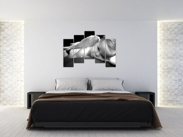 Dieťa - anjel - obrazy na stenu (Obraz 125x90cm)