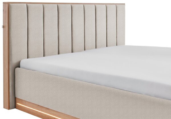 ČALÚNENÁ POSTEĽ, 180/200 cm, béžová Chameo - Online Only spálne, Online Only