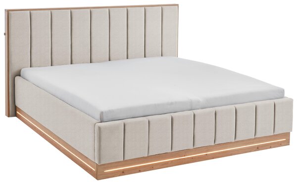ČALÚNENÁ POSTEĽ, 180/200 cm, béžová Chameo - Online Only spálne, Online Only