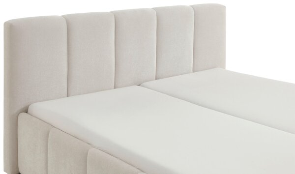 ČALÚNENÁ POSTEĽ, 180/200 cm, béžová Xora - Online Only spálne, Online Only