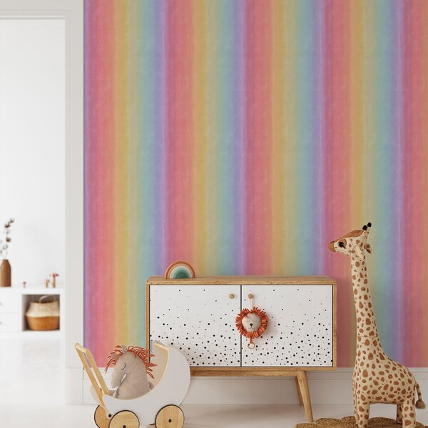 Tapety Dúhový akvarelový závoj, Tapety abstraktné, a00512 : Uwalls.sk