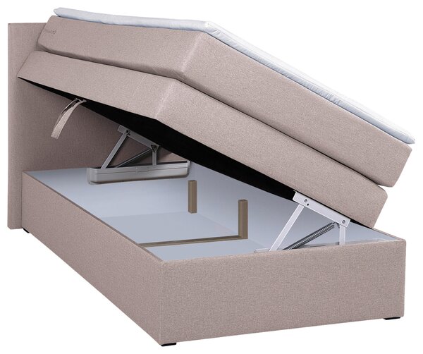 BOXSPRINGOVÁ POSTEĽ, 90/200 cm, ružová MID.YOU - Online Only spálne, Online Only