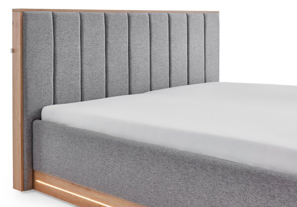 ČALÚNENÁ POSTEĽ, 180/200 cm, sivá Chameo - Online Only spálne, Online Only